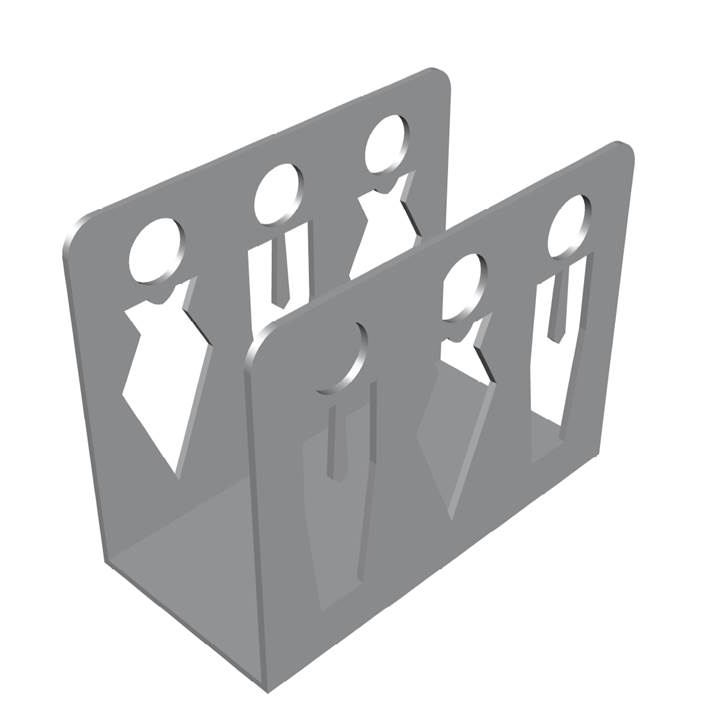 A211.105 Servilletero cuadrado personas