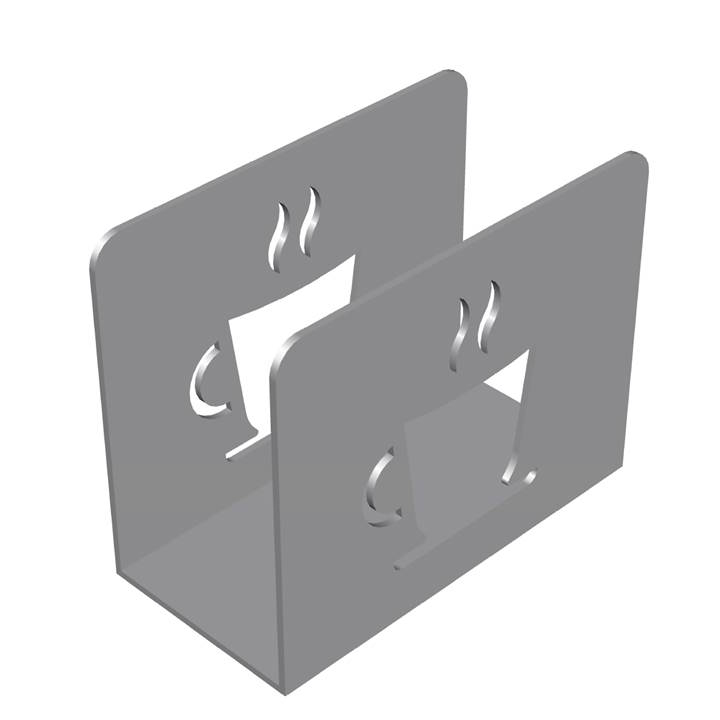 A211.109 Servilletero cuadrado café