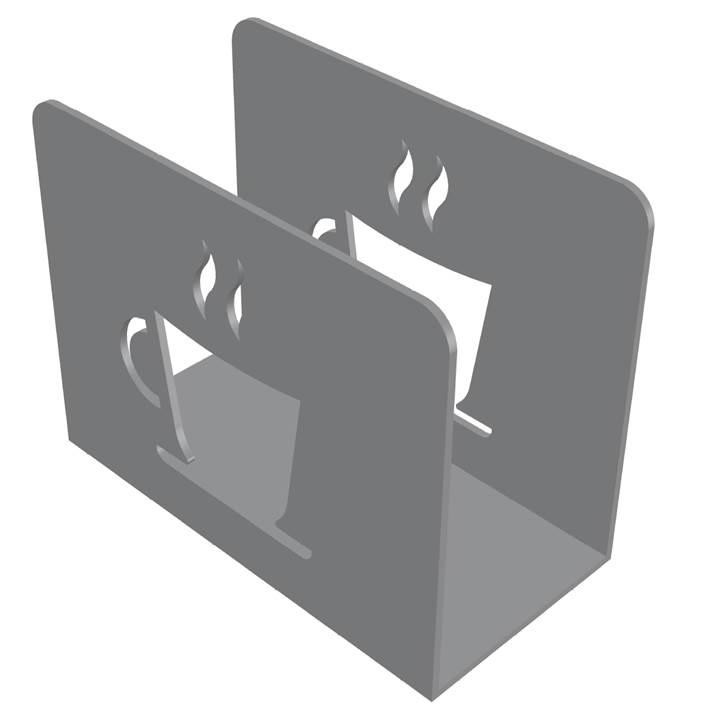 A211.109_4 Servilletero cuadrado café