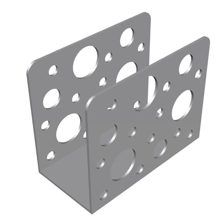 A211.111 Servilletero cuadrado lunares