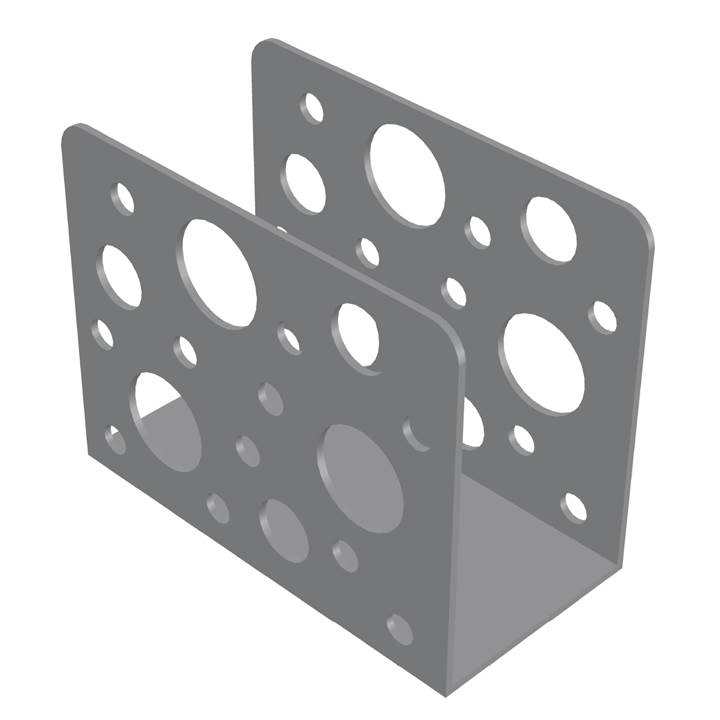 A211.111_4 Servilletero cuadrado lunares